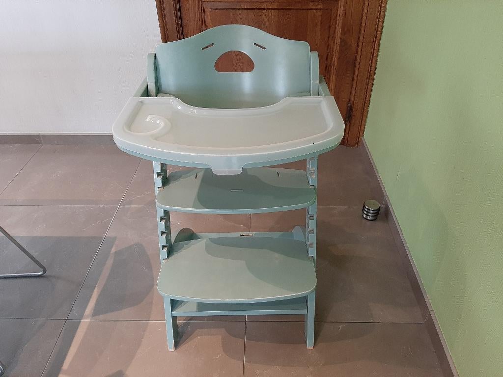 Chaise haute clair bleue Childwood by Childhome, Enfants & Bébés, Enlèvement
