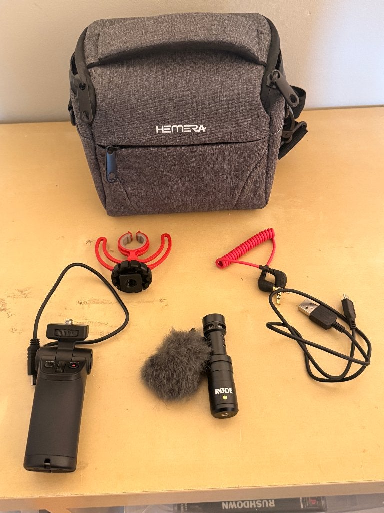 RØDE VideoMicro, Sony VCT-SGR1 Shooting Grip, Enlèvement ou Envoi, Comme neuf, Sony