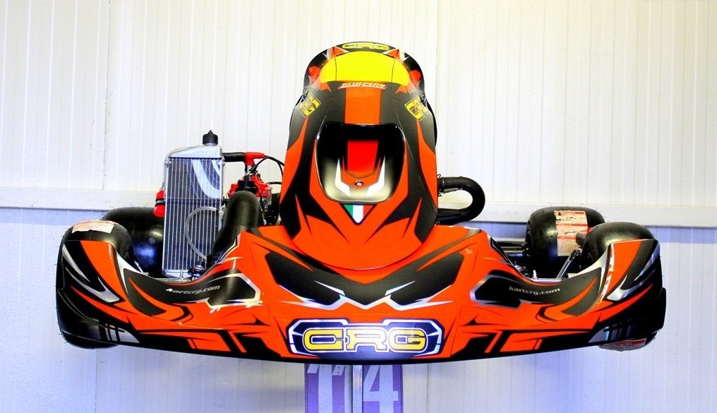 CRG KT2 Kart met gloednieuwe Rotax Max Senior EVO2 Motor, Sport en Fitness, Karting, Ophalen, Zo goed als nieuw, Kart