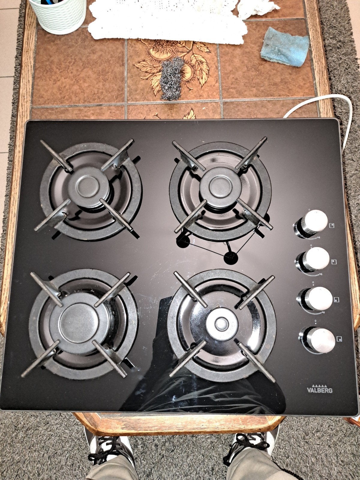 taque a gaz, Electroménager, Gaz, 4 zones de cuisson, Encastré, Comme neuf