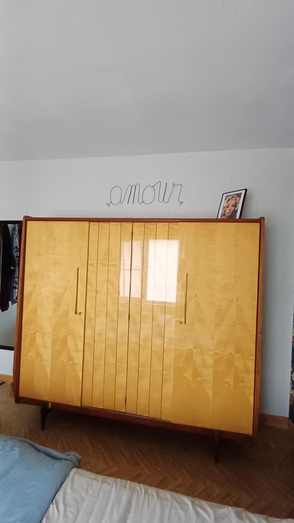 Vintage kleerkast, Huis en Inrichting, Kasten | Kleerkasten, Ophalen
