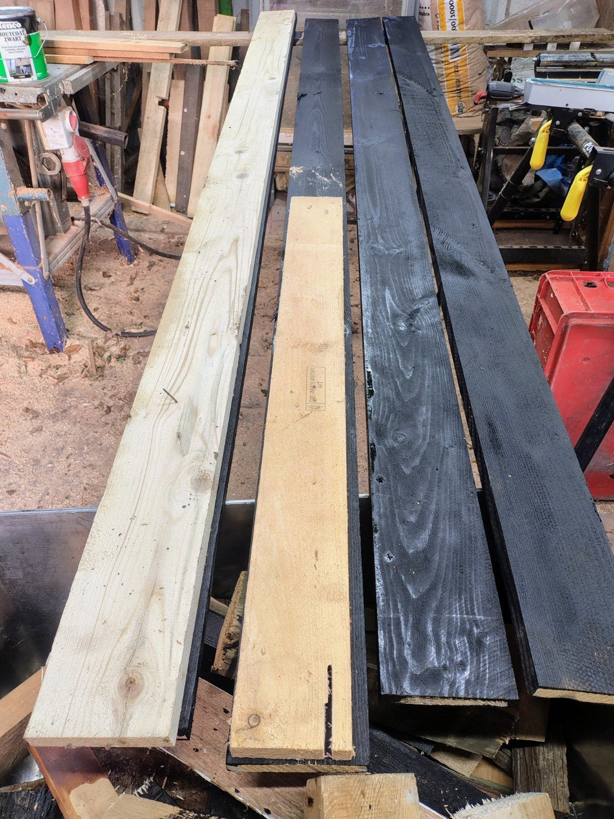 recuphout voor hobby of meer, Tuin en Terras, Ophalen of Verzenden, Planken