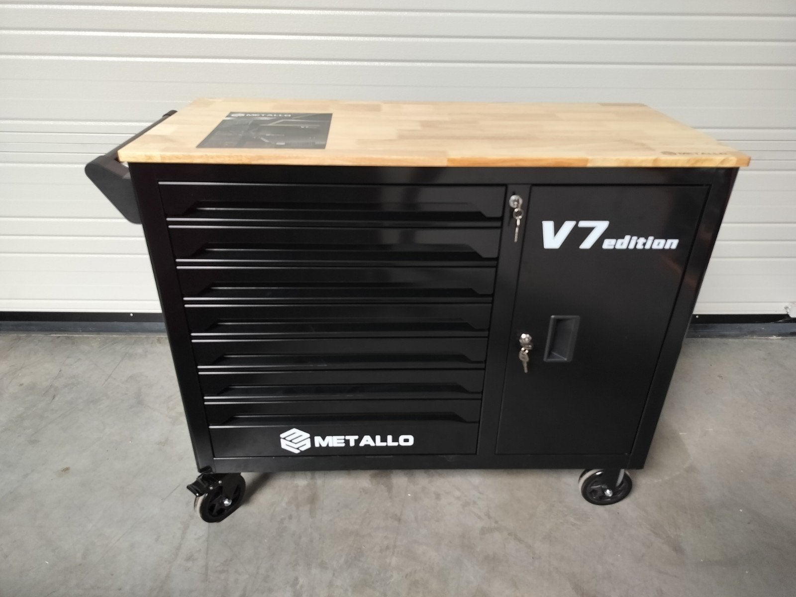 Metallo gereedschapswagen 7 lades 7 gevuld. nieuw!!!, Autos : Divers, Outils de voiture, Enlèvement, Neuf