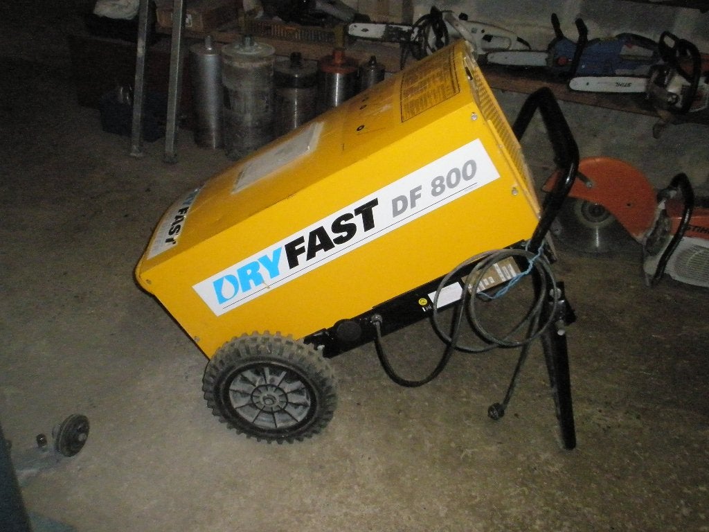 bouwdroger dry fast, Ophalen