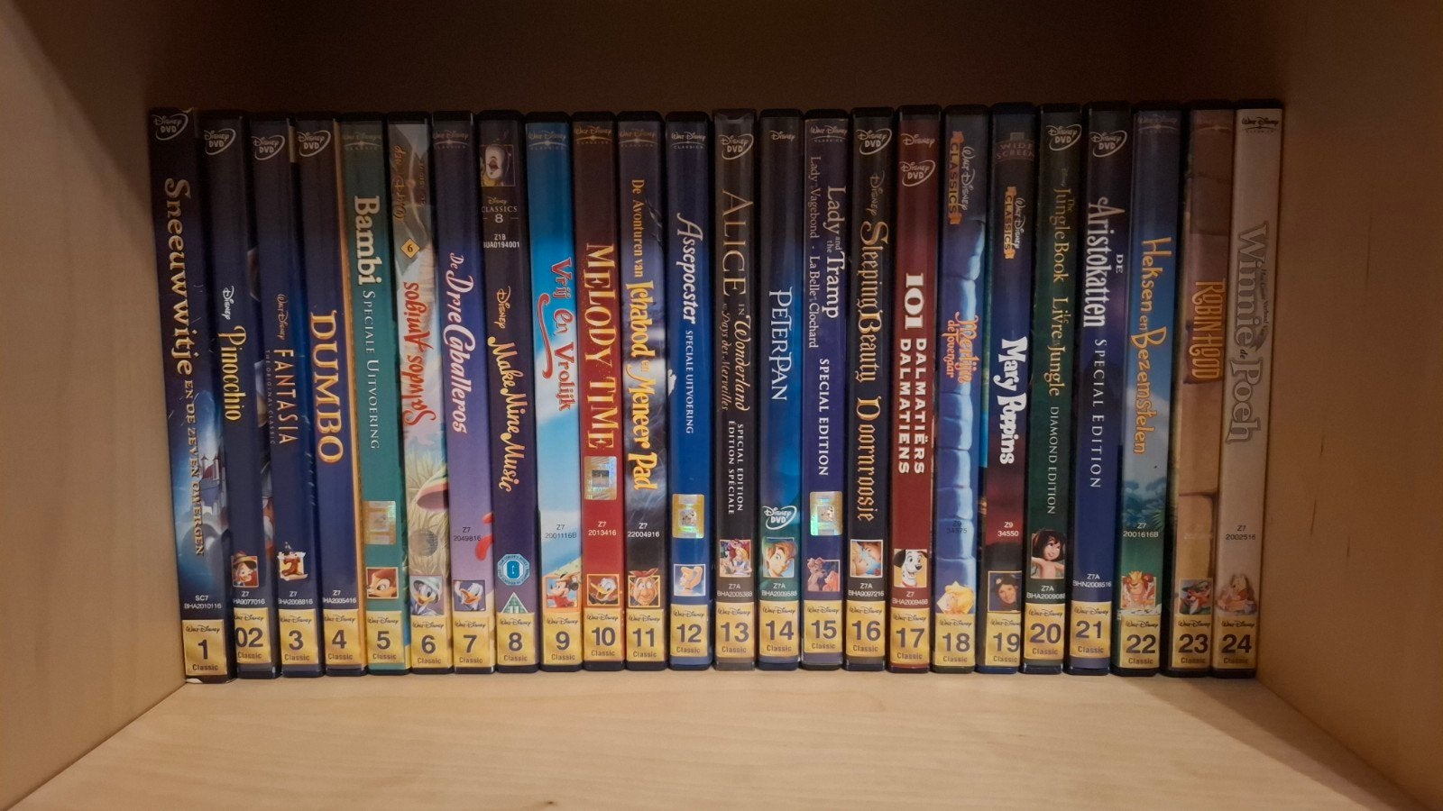 DVD collectie Disney Classics, Ophalen of Verzenden