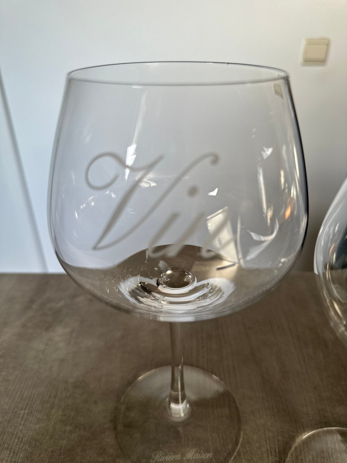 10 elegante rodewijnglazen van Riviera Maison, Ophalen, Gebruikt