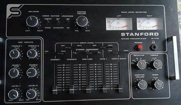 table de mixage stanford M1776, Ophalen