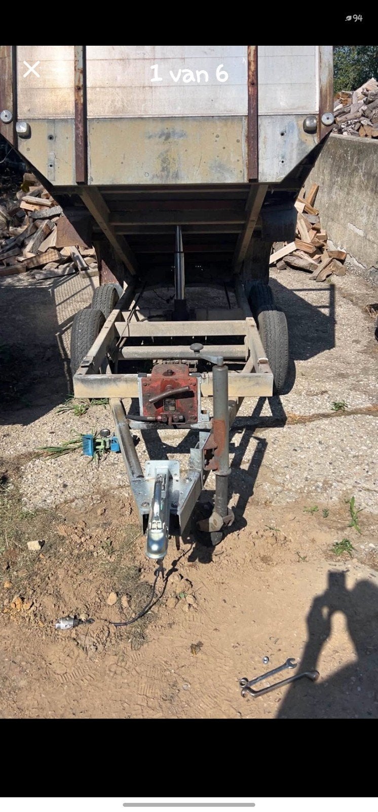 aanhangwagen 2700kg, Articles professionnels, Agriculture | Outils, Enlèvement, Transport