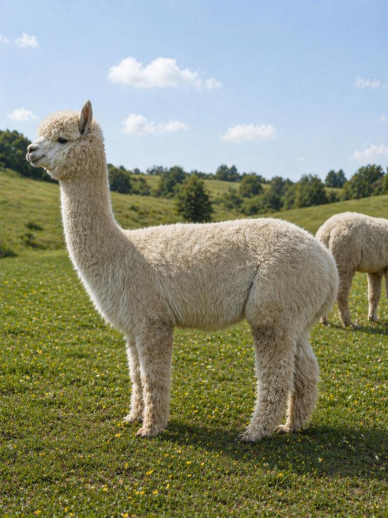 Prachtige jonge stamboek alpaca merrie te koop, Septembre, Femelle