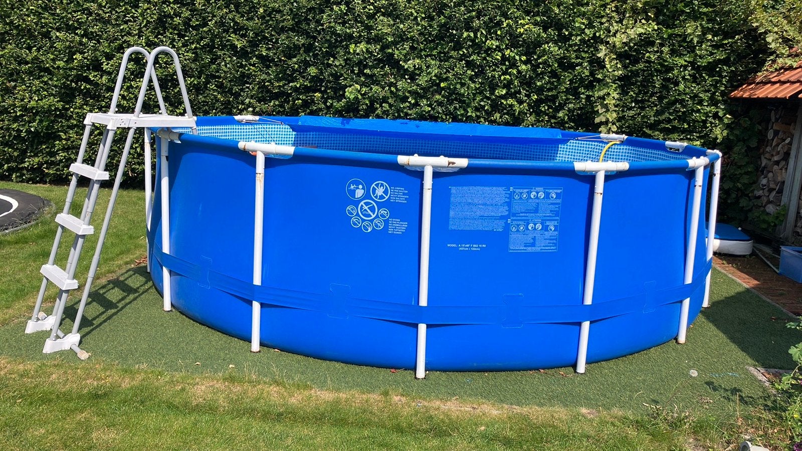 Zwembad te koop, Gebruikt, Rond, Ophalen, 120 cm of meer