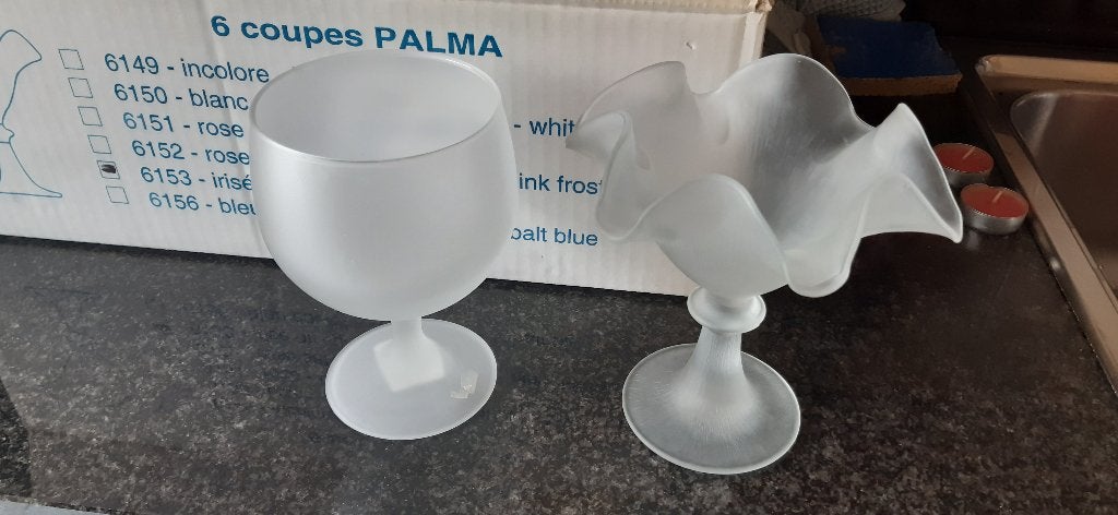 6 ijscoupes merk Palma, Ophalen
