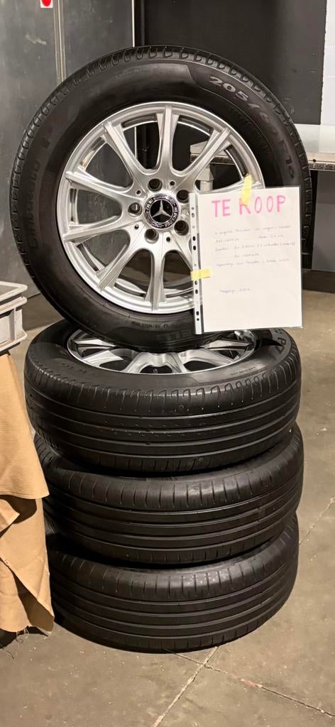 Mercedes originele 16’velgen met banden, Auto-onderdelen, Banden en Velgen, Ophalen, Gebruikt, 16 inch, 205 mm