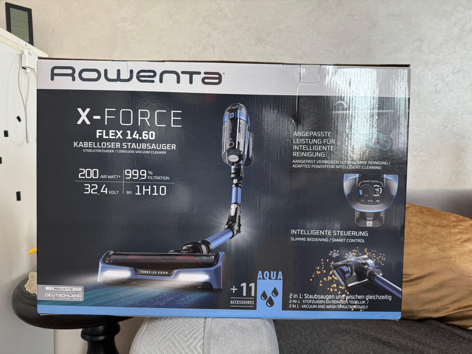 Aspirateur Rowenta X force flex 14.60 aqua, Audio, Tv en Foto, Professionele apparaten, Ophalen, Nieuw