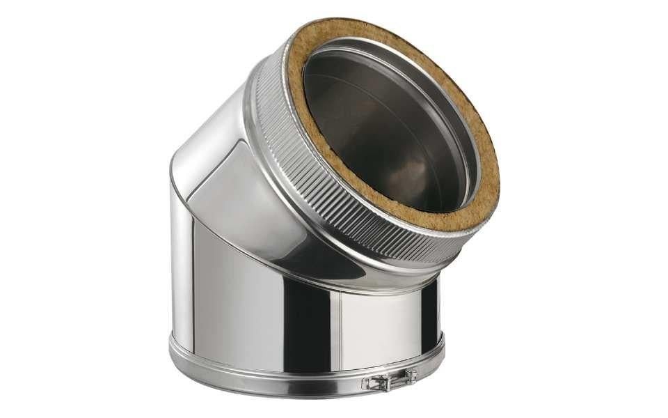 Coude inox pour cheminée : 35 €, Bricolage & Construction, Enlèvement, Neuf, Poêle