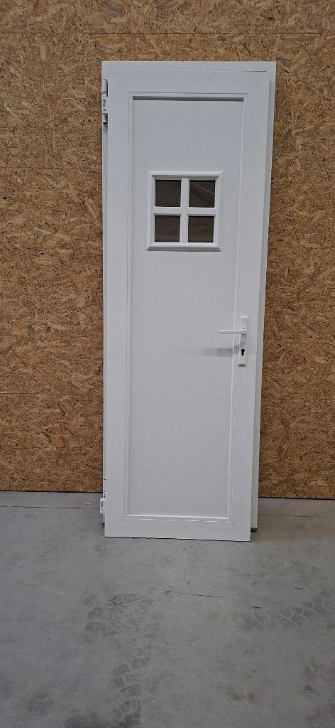 Buitendeur, Ophalen, Kunststof, 80 tot 100 cm, 215 cm of meer