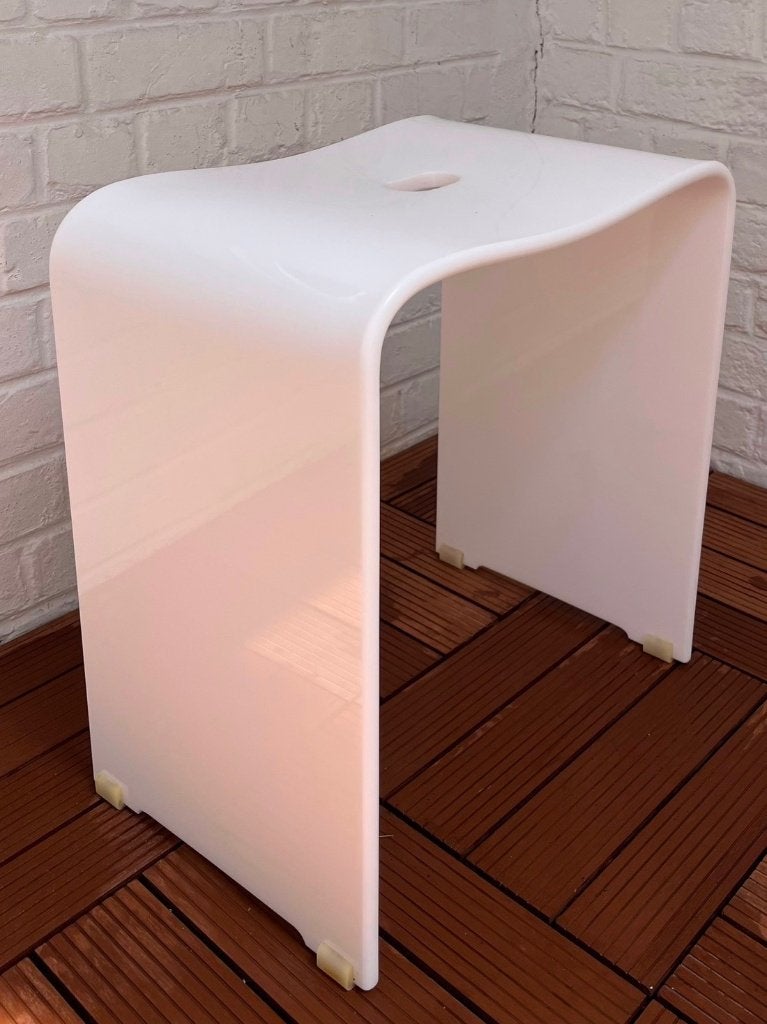 Tabouret de douche/bain en acrylique, Moins de 25 cm, Moins de 100 cm, Enlèvement, Utilisé