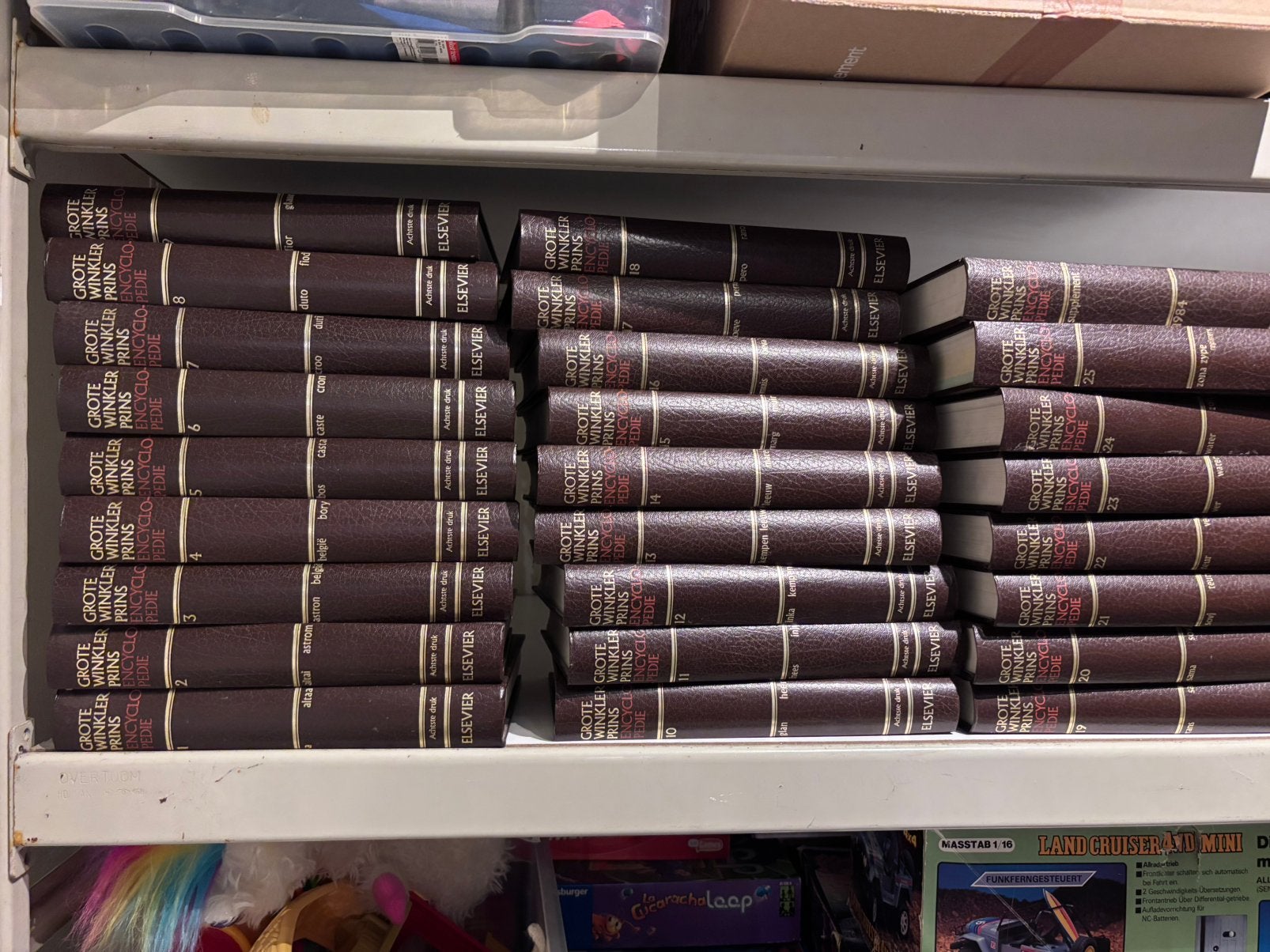 Grote Winkler Prins Encyclopedie – complete set, Ophalen, Zo goed als nieuw