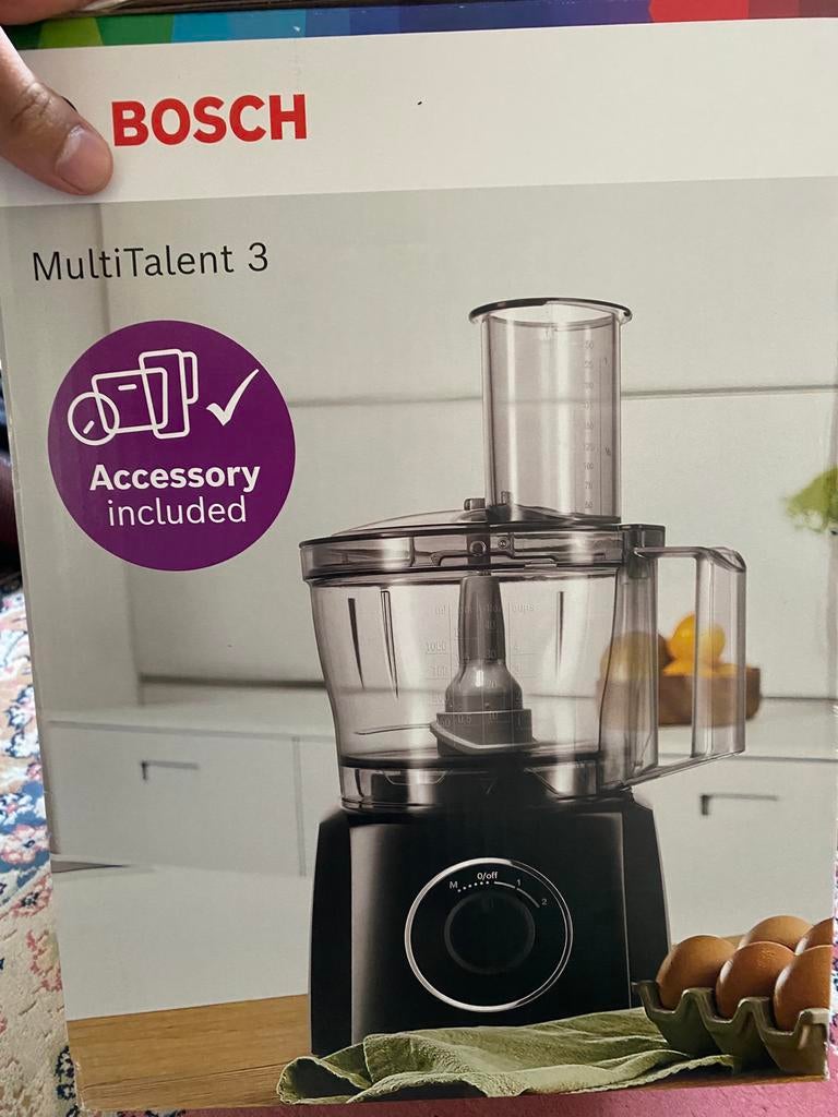 Nieuw: Bosch MultiTalent 3 Foodprocessor - Ongeopend, Ophalen of Verzenden, Nieuw