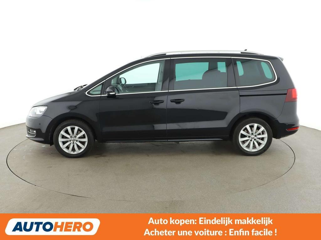 Volkswagen Sharan 2.0 TDI Highline BlueMotion (bj 2018), Gebruikt, Adaptive Cruise Control, Leder, Diesel