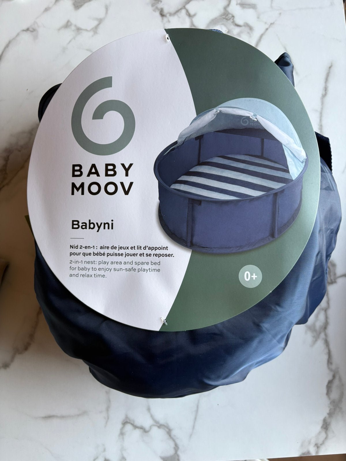 Tente pour bébé BabyMoov 2 en 1 résistante aux UV, Enlèvement, Neuf