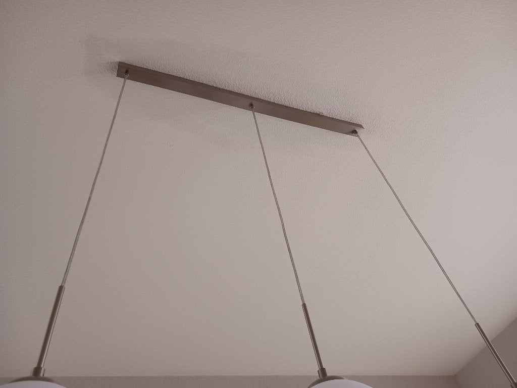 nieuw deel  voor  hangluster, Ophalen