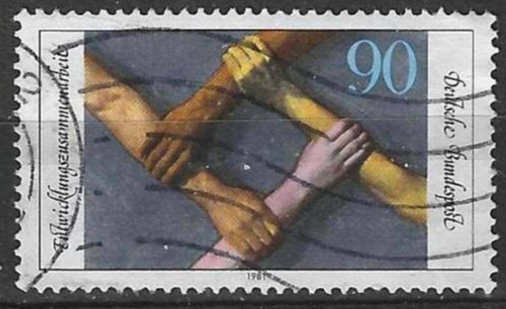 Allemagne Bundespost 1981 - Yvert 935 - Wilhelm Raabe (ST), Envoi, Affranchi