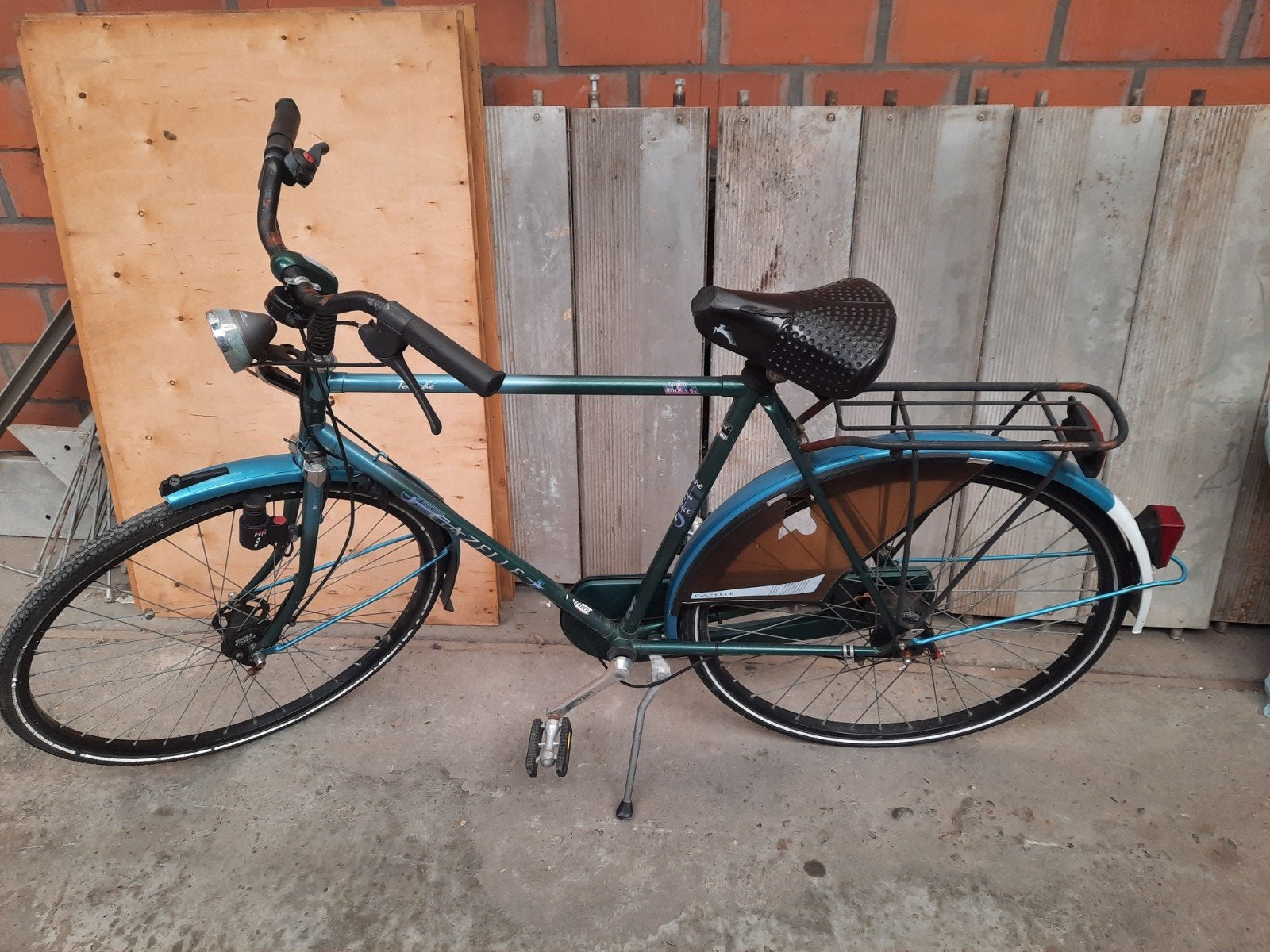 retro gazelle herenfiets (met werk aan of voor onderdelen), Fietsen en Brommers, Fietsen | Heren | Herenfietsen, Ophalen, Gebruikt