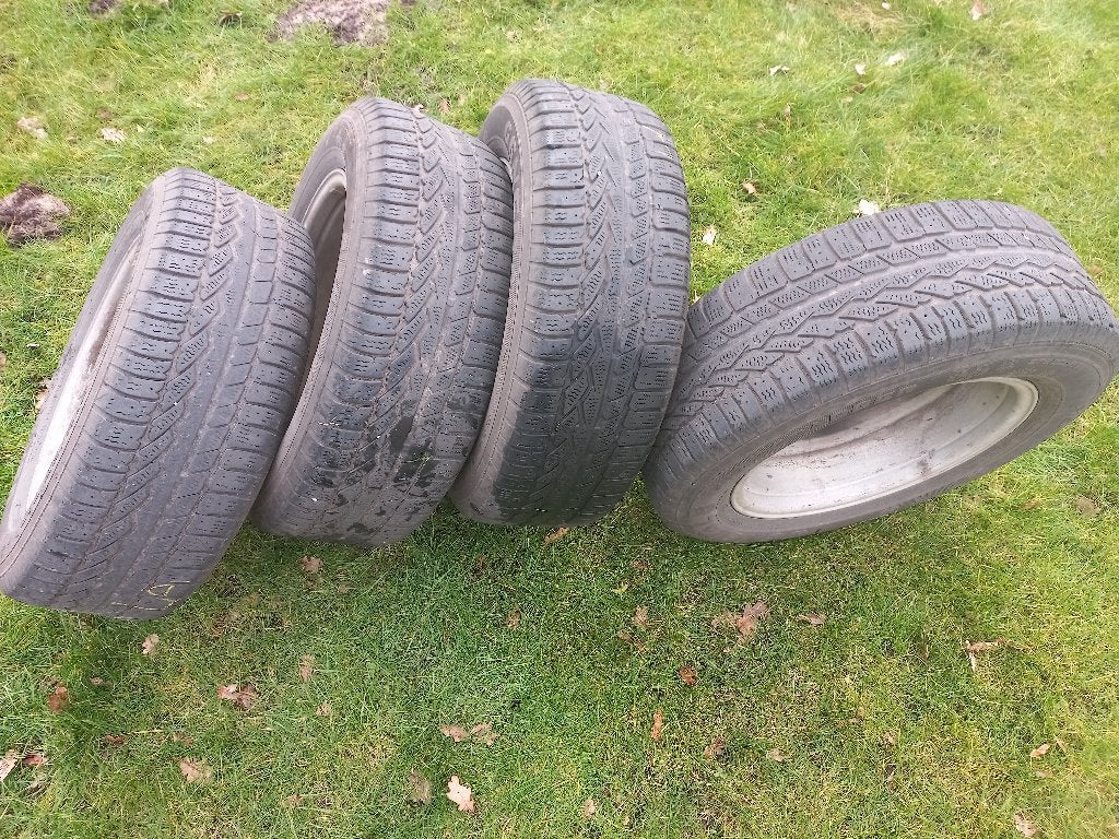 Aluminium Velgen TEC by Asa 7 J X 16 H2 met winterbanden, Auto-onderdelen, Banden en Velgen, Ophalen, Gebruikt, Velg(en), Winterbanden