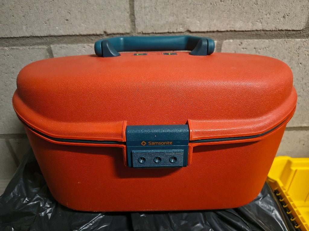 Samsonite Beauty Casev, Ophalen, Gebruikt, Oranje, Met slot