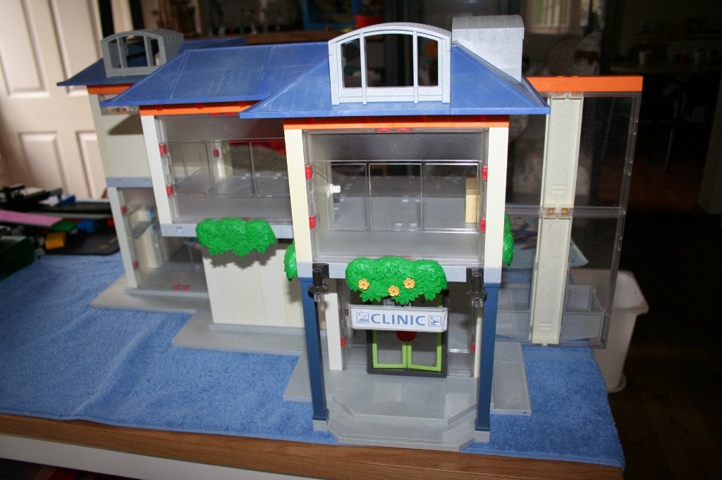 playmobil ziekenhuis, Kinderen en Baby's, Speelgoed | Playmobil, Gebruikt, Gebouw, Losse onderdelen, Ophalen of Verzenden