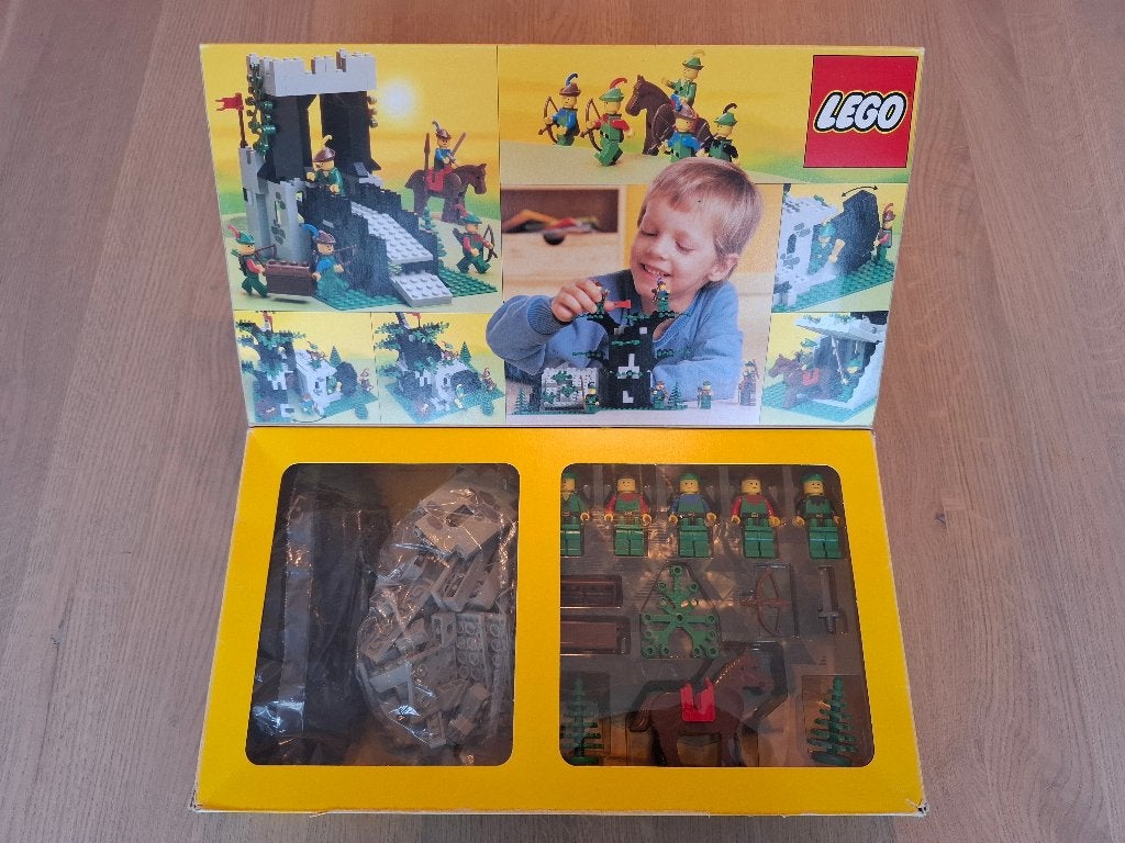 Lego kasteel 6066 met Doos + Instructies + Inlay, Enlèvement ou Envoi, Lego, Ensemble complet, Utilisé