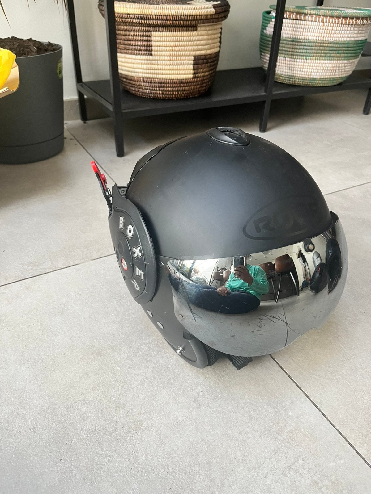 Roof boxer maat S, Fietsen en Brommers, Brommerhelmen, Ophalen, Zo goed als nieuw