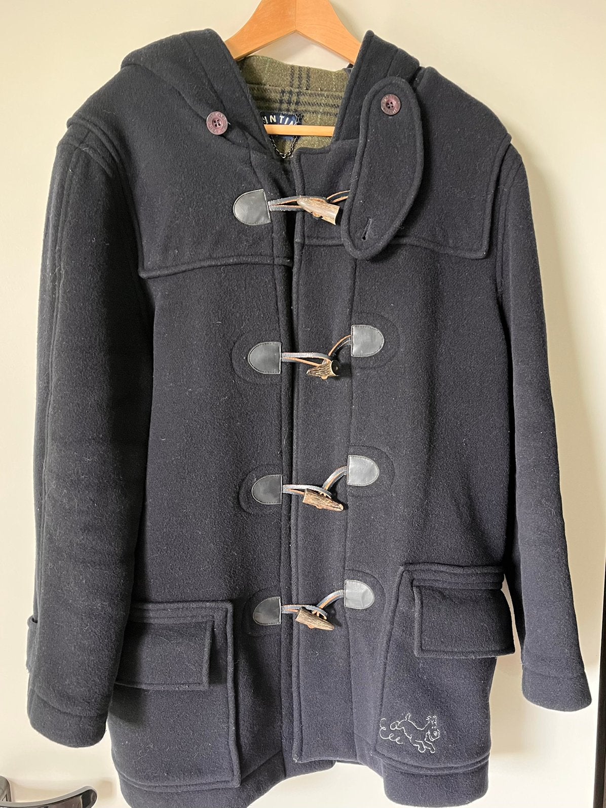 Dufflecoat Tintin, Enlèvement ou Envoi, Porté, Taille 38/40 (M), Bleu