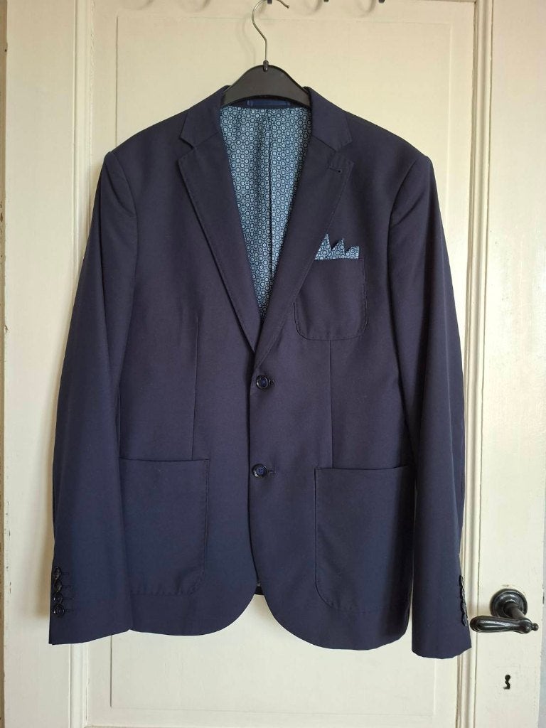 Blouson de costume - Taille 48, WE, Comme neuf, Enlèvement, Bleu