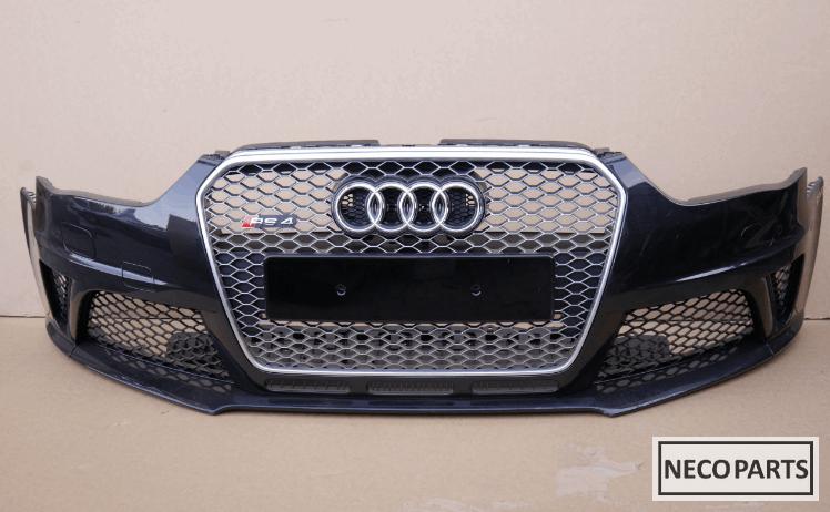 AUDI RS4 B8 VOORBUMPER ORIGINEEL 4xPDC, Auto-onderdelen, Gebruikt, Voor, Bumper, Audi