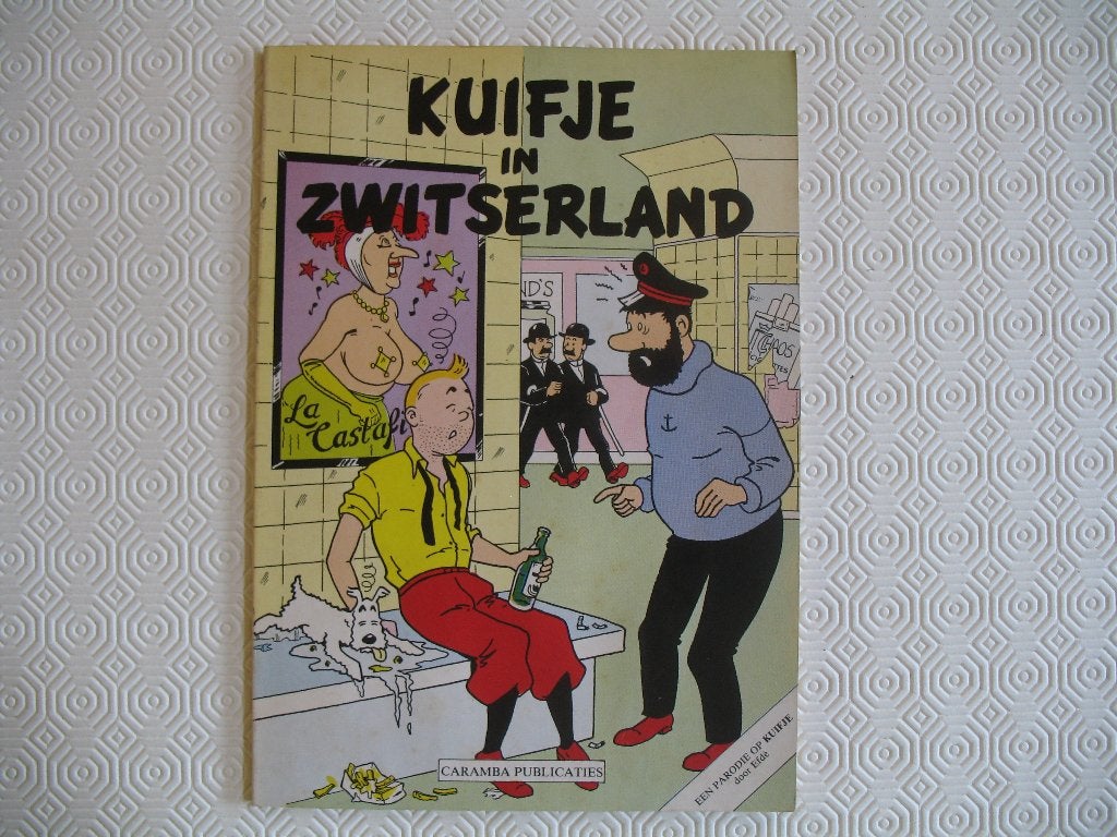 Kuifje in Zwitserland derde druk 1982, Boeken, Stripverhalen, Eén stripboek, Ophalen of Verzenden