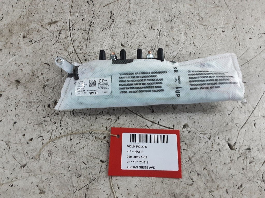 AIRBAG SIÈGE AVANT DROIT Polo VI (AW1) (34238841G), Autos : Pièces & Accessoires, Autres pièces automobiles, Volkswagen, Utilisé