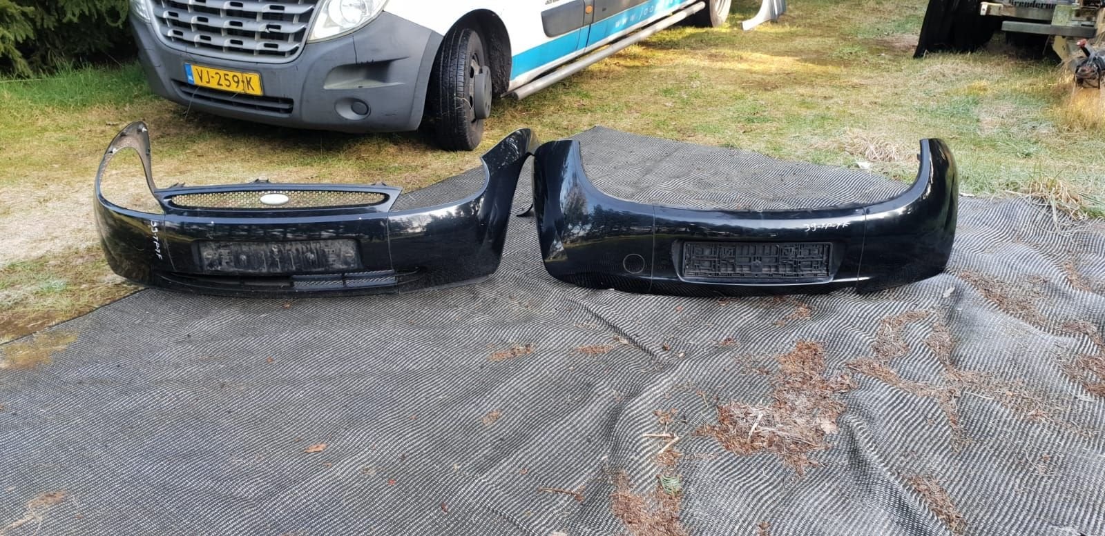 FORD KA VOORBUMPER +ACHTERBUMPER BJ 97 TOT 2007, Gebruikt, -, Voor, -