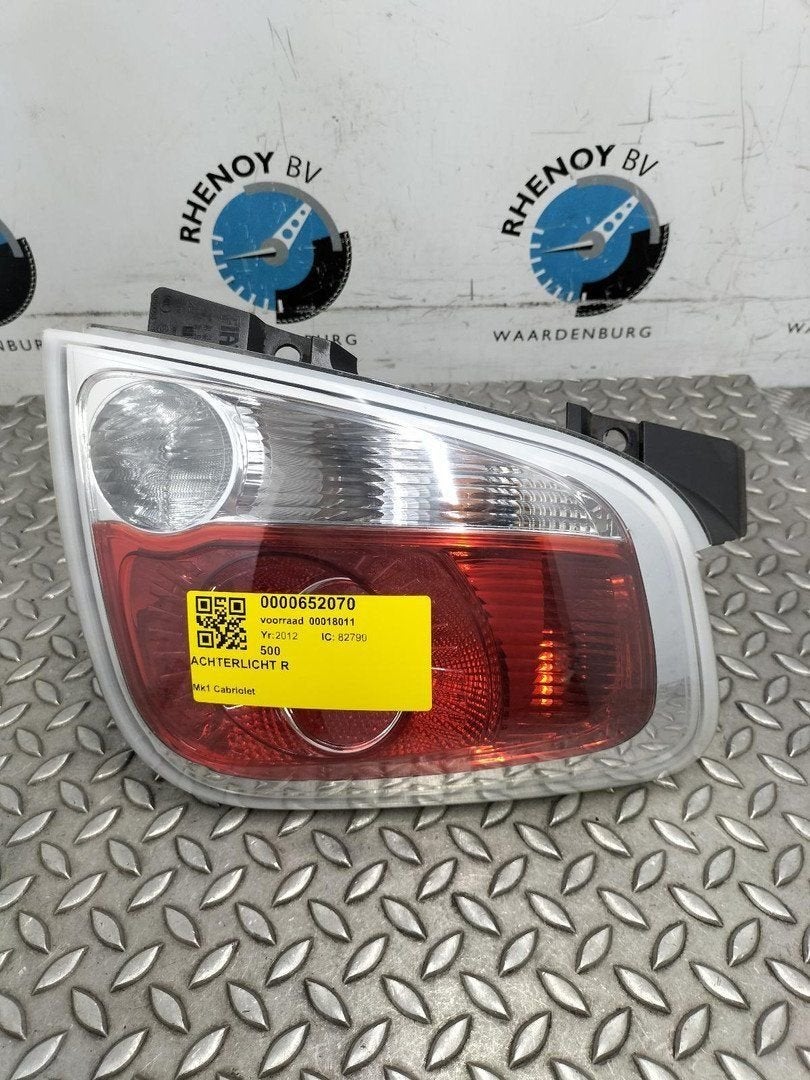 FIAT 500 312 0.9 TwinAir Lounge  ACHTERLICHT R 2012, Ophalen of Verzenden, Gebruikt, ARN erkend