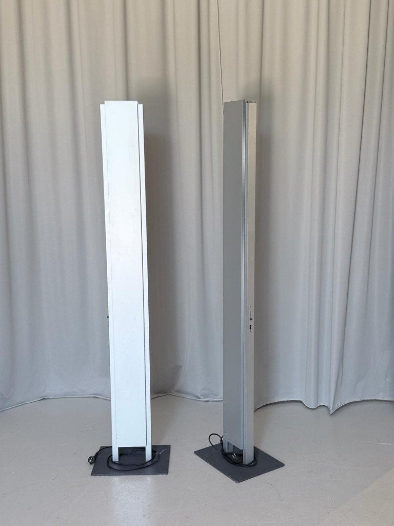 2X Lampadaire Atreo design de J. Van Llerde, Artemide Italie, Huis en Inrichting, Lampen | Vloerlampen, Gebruikt, Metaal, Verzenden