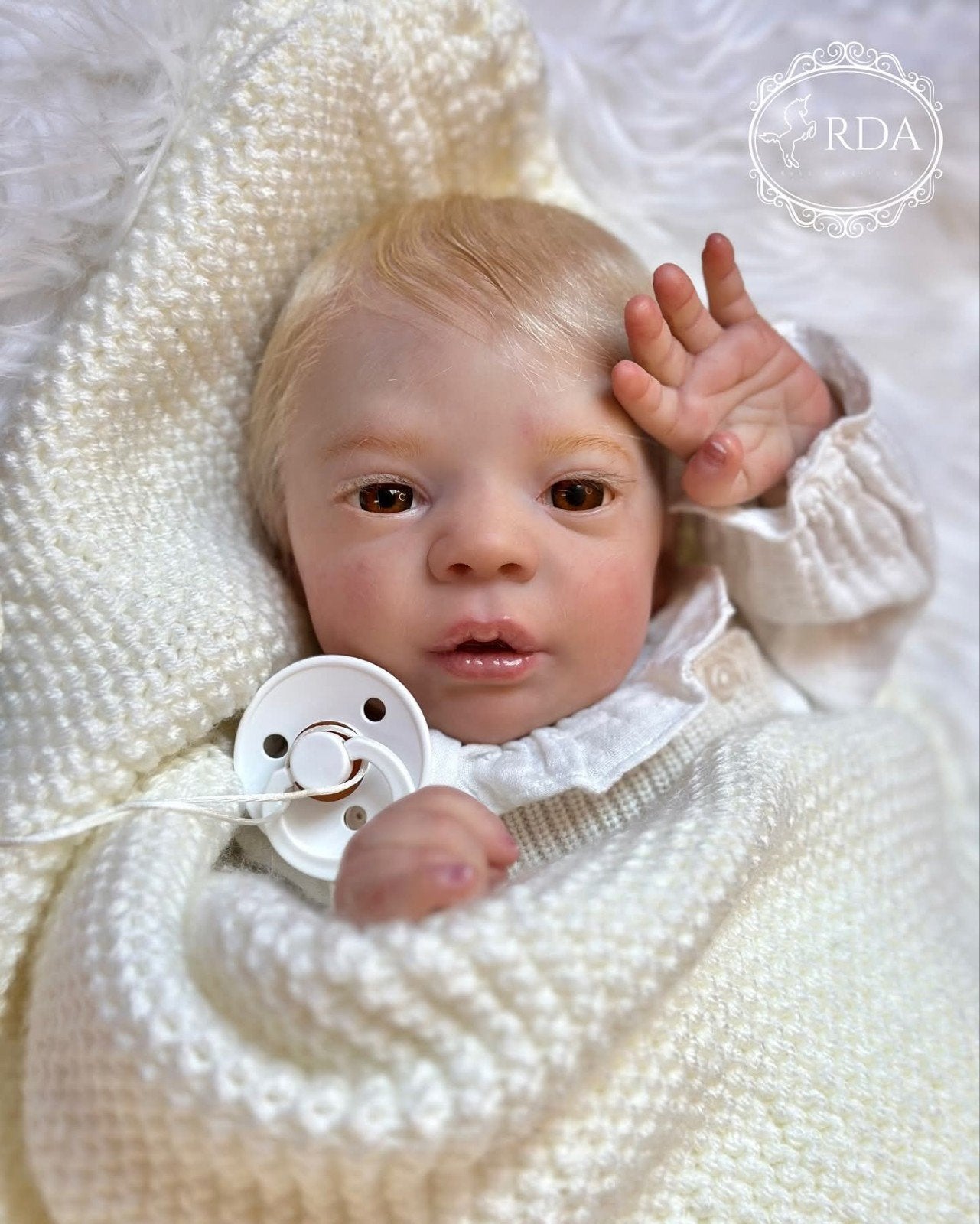 prachtige reborn  Dominic ,met echtheidscertificaat, Verzenden, Nieuw, Babypop, Levensecht of Reborn