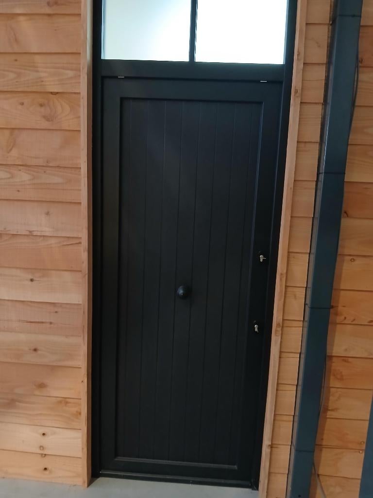 PVC DEUR, Doe-het-zelf en Bouw, Ophalen, Nieuw, Glas, Buitendeur
