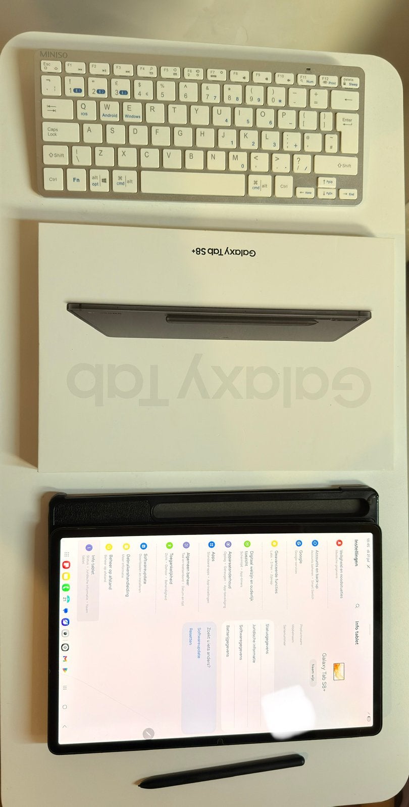Samsung Galaxy Tab S8+ te koop!, Computers en Software, Ophalen, Zo goed als nieuw