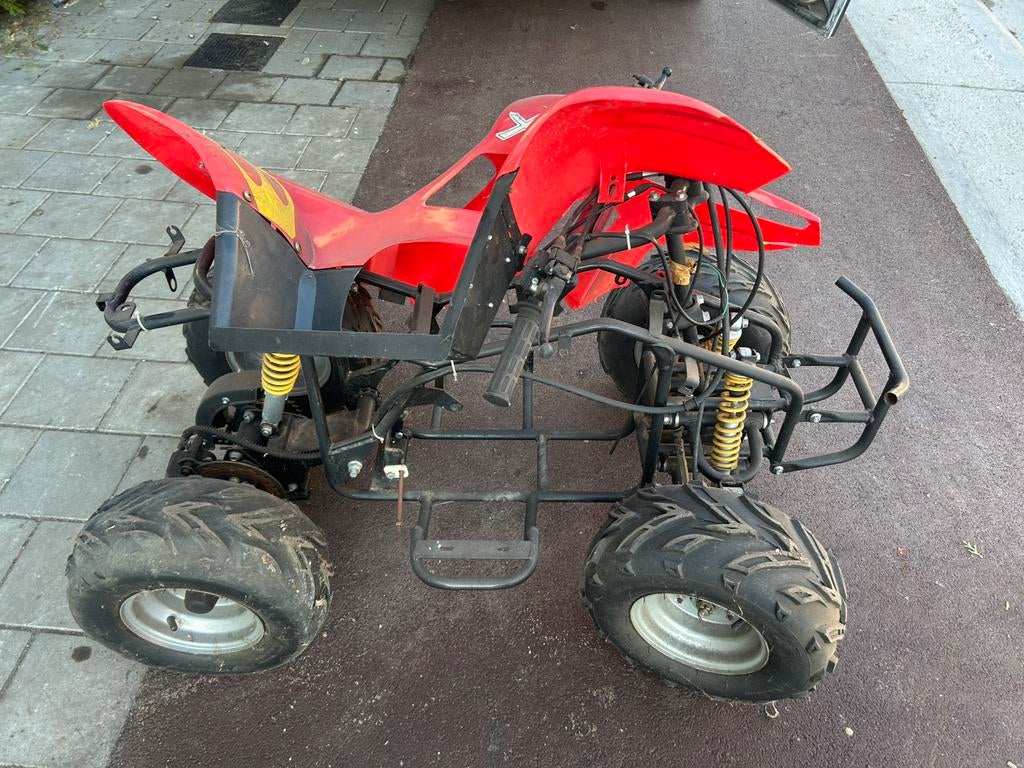 Quad frame, Ophalen, Zo goed als nieuw