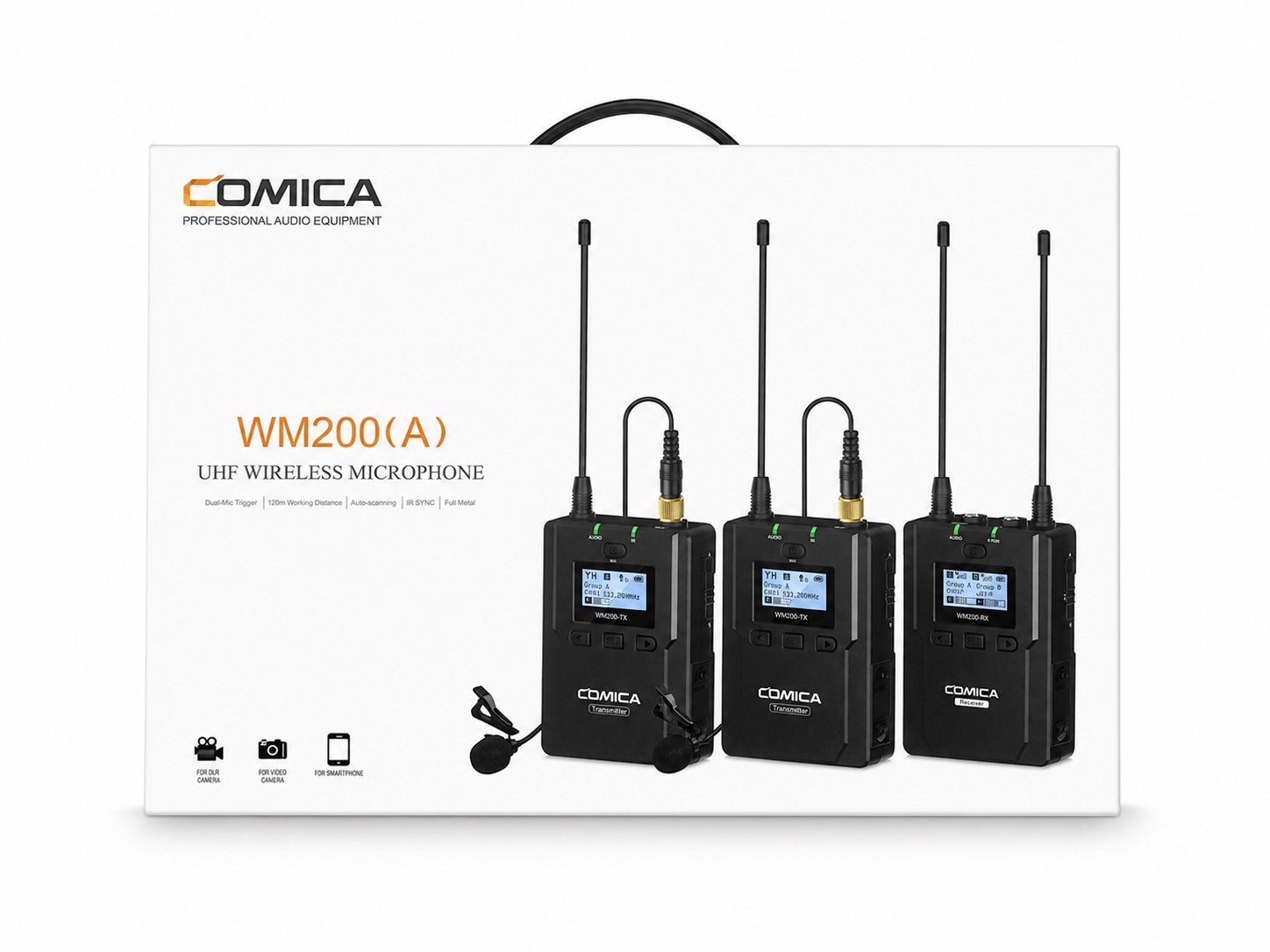 Comica professional audio equipment WM200(A), Ophalen, Nieuw, 15 km of meer, Portofoon of Walkie-talkie