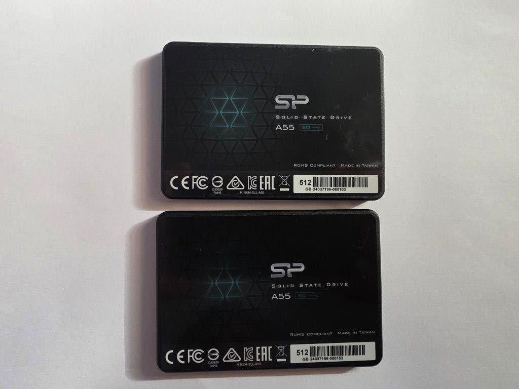 SSD SP A55 512gb x 512gb 1TB  Quasiment neuf!!!, Interne, Comme neuf, Enlèvement, SP