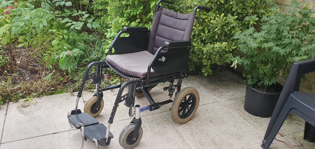 Rolstoel eclips+ Vermeieren, Divers, Chaises roulantes, Utilisé, Fauteuil roulant à pousser, Pliant, Enlèvement