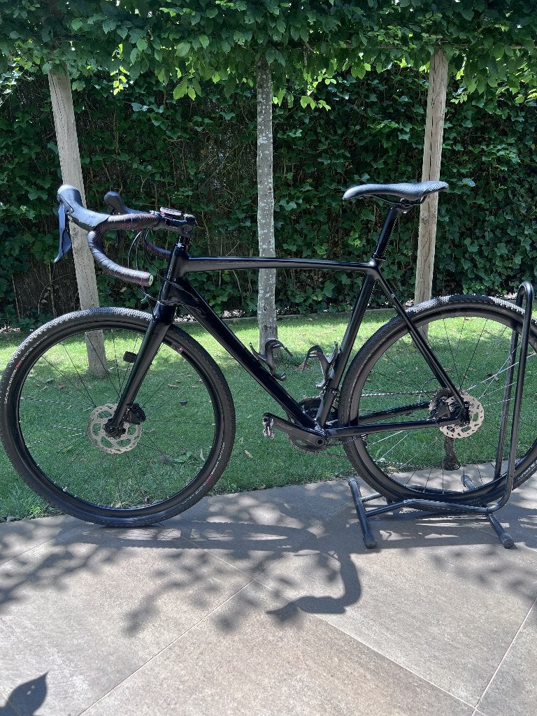 Thompson fiets (gravel-wegfiets) zwart -maat 56, 28 inch, Gebruikt, Meer dan 20 versnellingen, Schijfrem