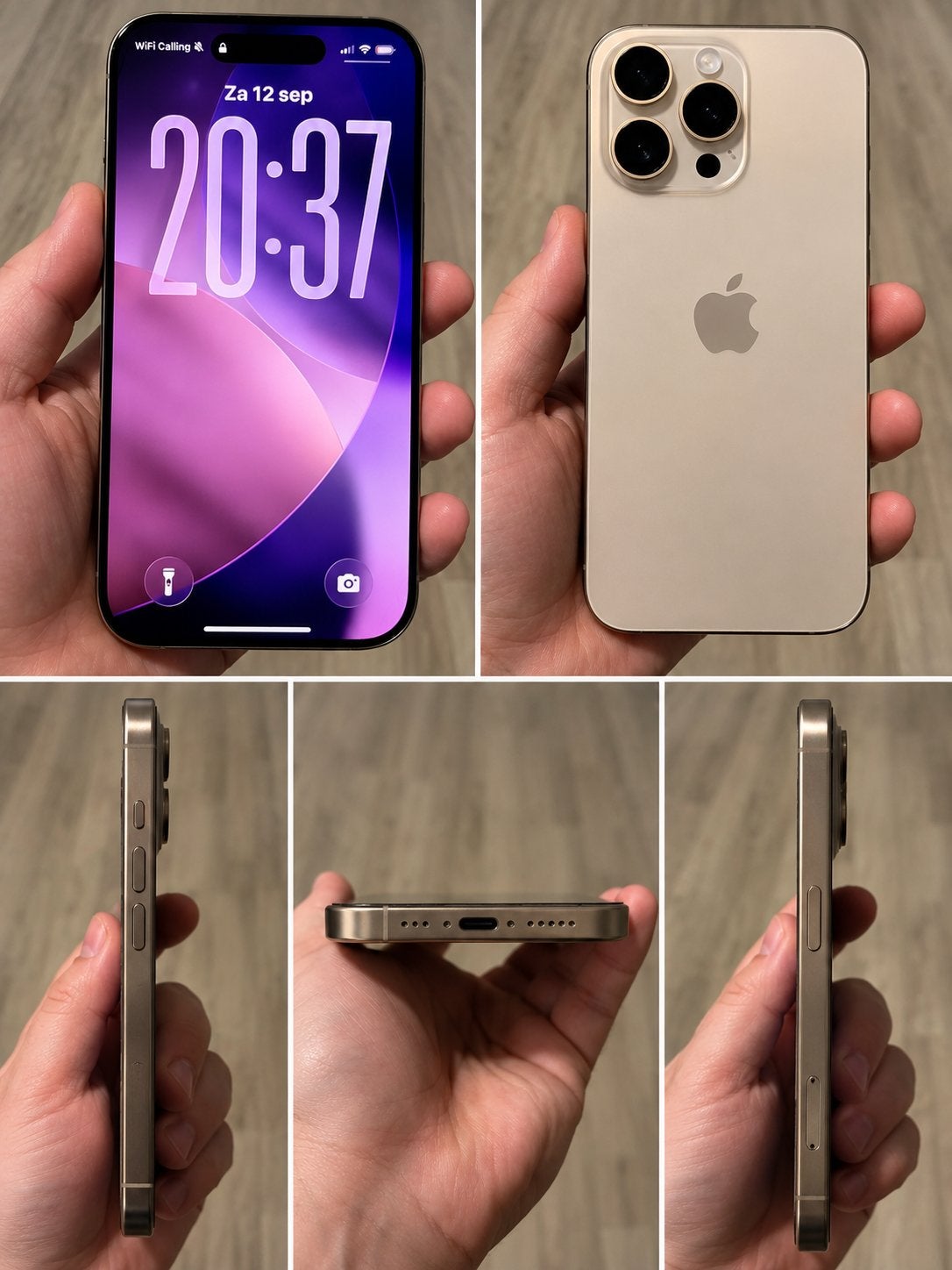 Iphone 16 pro Desert Titanium, Télécoms, Enlèvement, Comme neuf, IPhone 16