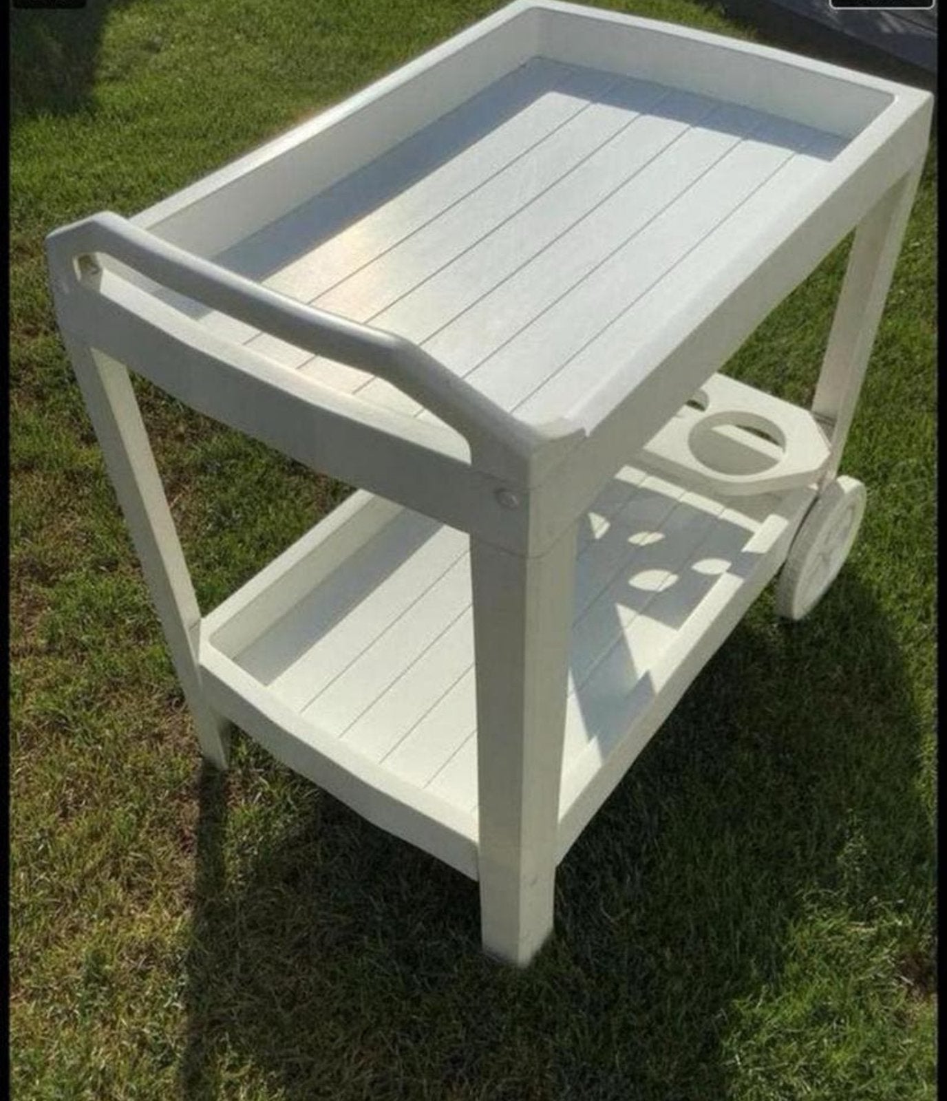 Dienstwagentje voor in de tuin, Tuin en Terras, Ophalen, Gebruikt